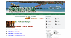 Desktop Screenshot of herbessusviaggi.it